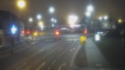 Křižovatka ulic Komenského a Velké Novosady