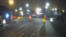 Křižovatka ulic Komenského a Velké Novosady