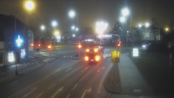 Křižovatka ulic Komenského a Velké Novosady