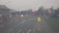 Křižovatka ulic Komenského a Velké Novosady