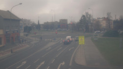 Křižovatka ulic Komenského a Velké Novosady