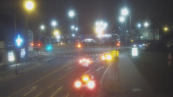 Křižovatka ulic Komenského a Velké Novosady