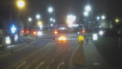 Křižovatka ulic Komenského a Velké Novosady