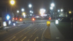 Křižovatka ulic Komenského a Velké Novosady