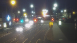 Křižovatka ulic Komenského a Velké Novosady