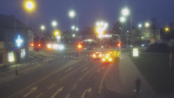 Křižovatka ulic Komenského a Velké Novosady