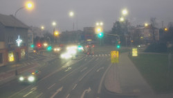 Křižovatka ulic Komenského a Velké Novosady