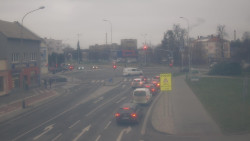 Křižovatka ulic Komenského a Velké Novosady