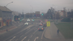 Křižovatka ulic Komenského a Velké Novosady