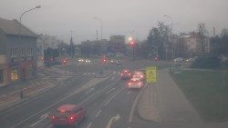 Křižovatka ulic Komenského a Velké Novosady