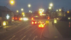 Křižovatka ulic Komenského a Velké Novosady