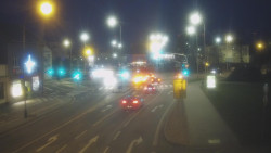 Křižovatka ulic Komenského a Velké Novosady