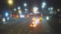 Křižovatka ulic Komenského a Velké Novosady