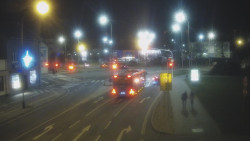 Křižovatka ulic Komenského a Velké Novosady