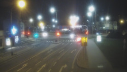 Křižovatka ulic Komenského a Velké Novosady