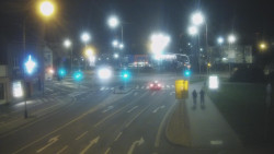 Křižovatka ulic Komenského a Velké Novosady