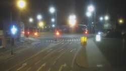 Křižovatka ulic Komenského a Velké Novosady