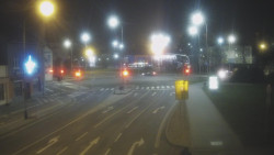 Křižovatka ulic Komenského a Velké Novosady