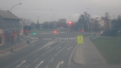 Křižovatka ulic Komenského a Velké Novosady