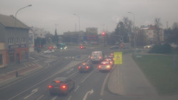 Křižovatka ulic Komenského a Velké Novosady