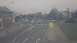 Křižovatka ulic Komenského a Velké Novosady