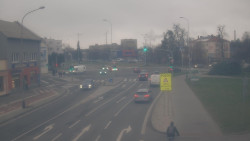 Křižovatka ulic Komenského a Velké Novosady