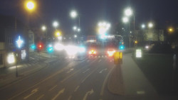 Křižovatka ulic Komenského a Velké Novosady