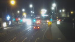 Křižovatka ulic Komenského a Velké Novosady