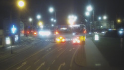 Křižovatka ulic Komenského a Velké Novosady