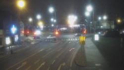 Křižovatka ulic Komenského a Velké Novosady