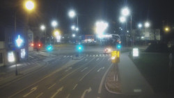 Křižovatka ulic Komenského a Velké Novosady