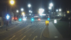 Křižovatka ulic Komenského a Velké Novosady