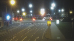 Křižovatka ulic Komenského a Velké Novosady