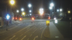 Křižovatka ulic Komenského a Velké Novosady