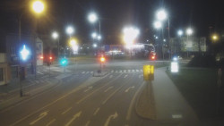 Křižovatka ulic Komenského a Velké Novosady