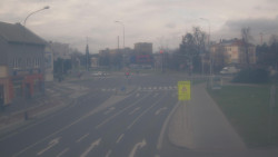 Křižovatka ulic Komenského a Velké Novosady