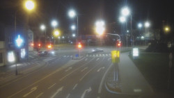 Křižovatka ulic Komenského a Velké Novosady