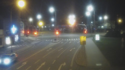 Křižovatka ulic Komenského a Velké Novosady