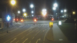 Křižovatka ulic Komenského a Velké Novosady