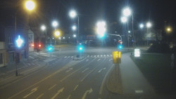 Křižovatka ulic Komenského a Velké Novosady