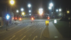 Křižovatka ulic Komenského a Velké Novosady