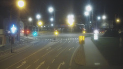 Křižovatka ulic Komenského a Velké Novosady