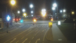 Křižovatka ulic Komenského a Velké Novosady