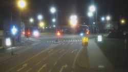 Křižovatka ulic Komenského a Velké Novosady