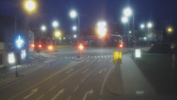 Křižovatka ulic Komenského a Velké Novosady