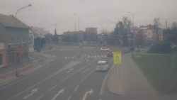 Křižovatka ulic Komenského a Velké Novosady