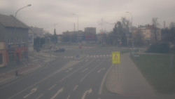 Křižovatka ulic Komenského a Velké Novosady