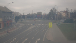 Křižovatka ulic Komenského a Velké Novosady