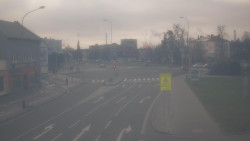 Křižovatka ulic Komenského a Velké Novosady