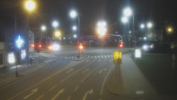 Křižovatka ulic Komenského a Velké Novosady